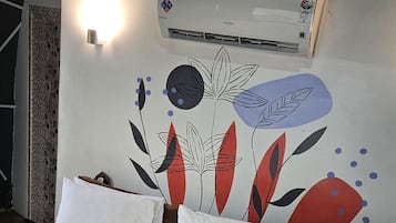1 bedroom, desk, laptop workspace, iron/ironing board