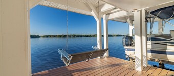 Top Rated Luxury 8-bedroom house with Best Boathouse on Lake Gaston.