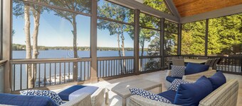 Top Rated Luxury 8-bedroom house with Best Boathouse on Lake Gaston.