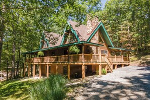 Exterior - Rustic Deep Creek Cabin w/ Fire Pit & Hot Tub (Swanton)