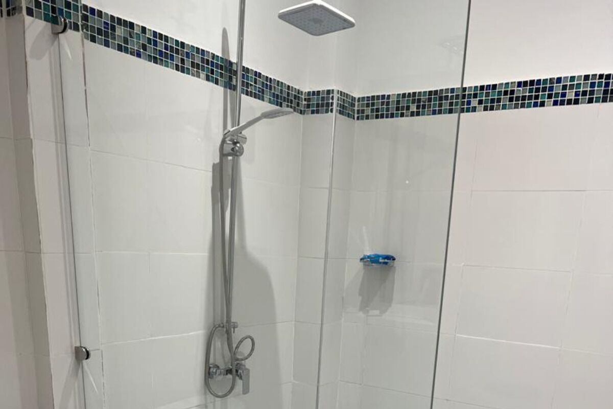 Towels, soap, shampoo, toilet paper