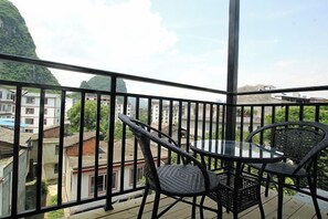 Blick von der Unterkunft