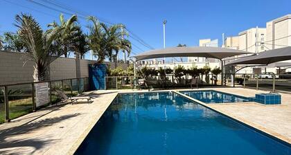 Cozy, equipped apartment near Parque do Sabiá and airport 4th floor