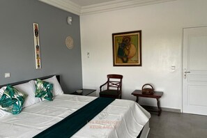 2 bedrooms, iron/ironing board, WiFi, bed sheets - Apartment for rent in Somone in Résidences KEUR AWA'S (Somone)