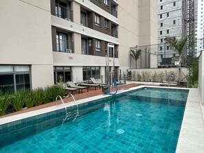 Studio | Pool | Outdoor pool - Quad Campo Belo (São Paulo)