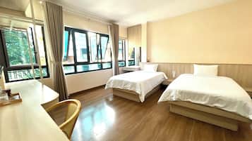 Luxury Double or Twin Room, City View | Premium bedding, down comforters, pillowtop beds, minibar