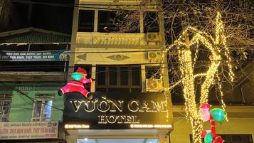 Majoituspaikan julkisivu