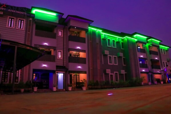 Façade de l’hébergement