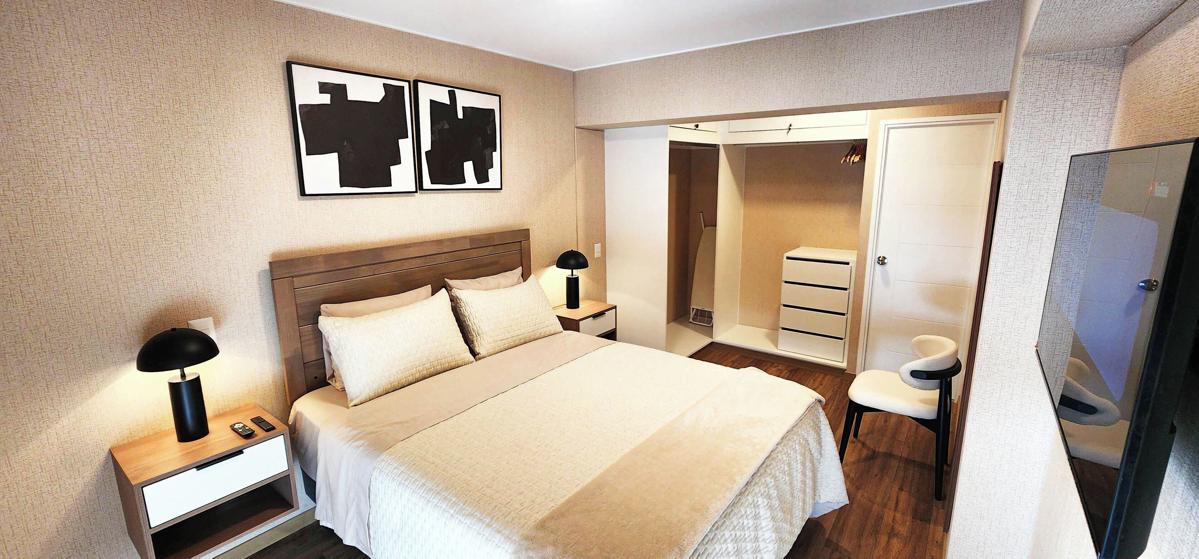 2 bedrooms, iron/ironing board, free WiFi, bed sheets