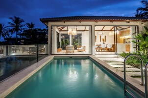 Front of property - evening/night