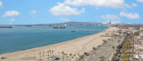 Sun loungers, beach towels