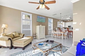 42-inch flat-screen TV with digital channels - Epic Beach House With Private Pool, 175 ft to the Beach, U Gotta See It! (Panama City Beach)