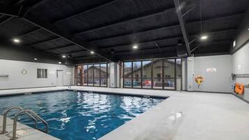 Indoor pool, outdoor pool
