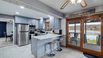 Dishwasher, electric kettle, blender, ice maker