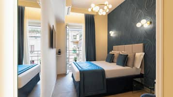 Luxury Double Room, City View | In-room safe, desk, laptop workspace, soundproofing