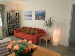 Smart-TV, DVD-Player, Bücher, Musikbibliothek