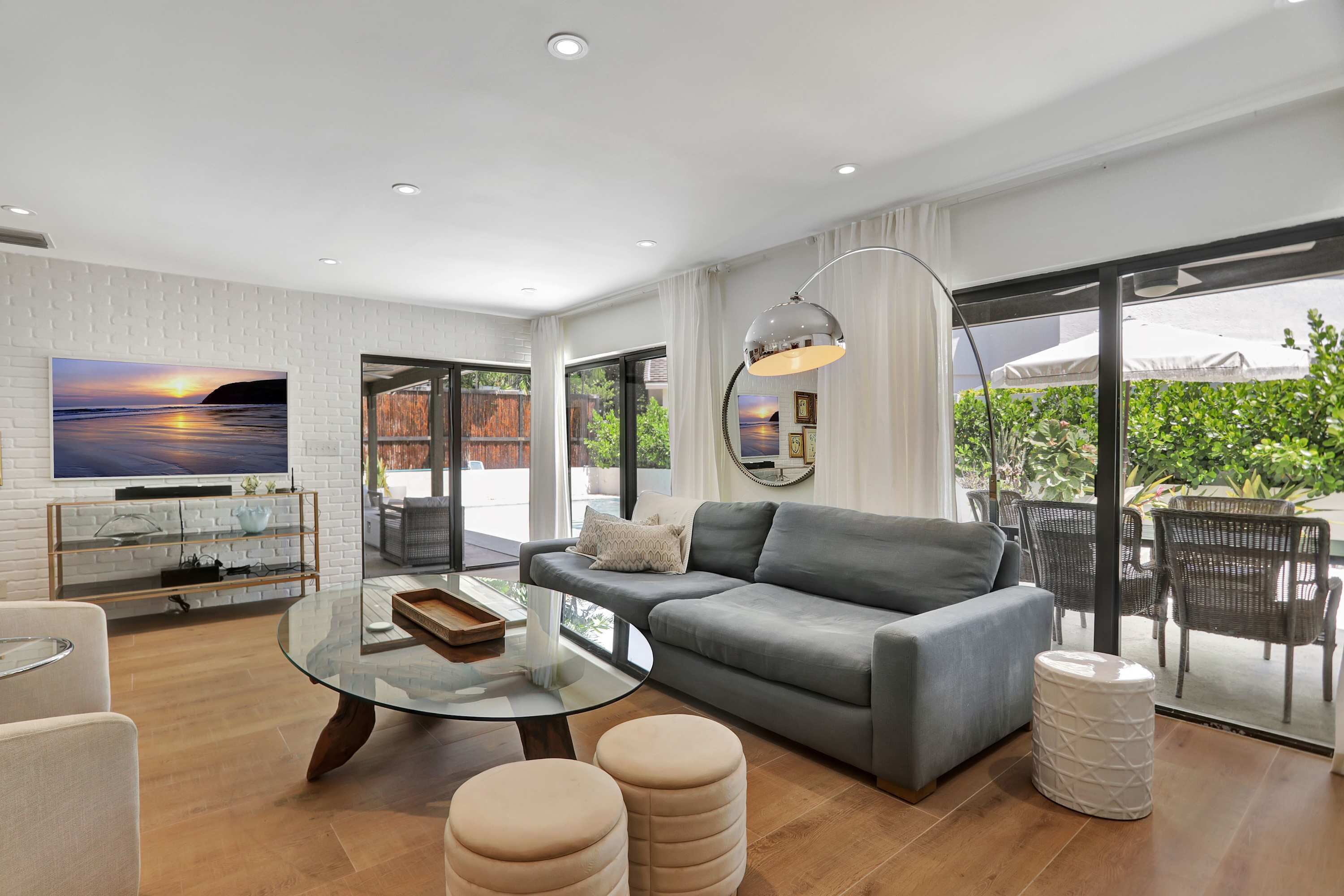 House, Multiple Beds, Pool Access, Pool View (Ocean Breeze Villa) | Living area | 50-inch flat-screen TV with digital channels