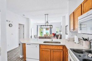 Townhome, 3 Bedrooms, Kitchen, Courtyard View | Private kitchen - Central to all the fun Disney (Kissimmee)