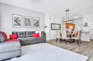 Townhome, 3 Bedrooms, Kitchen, Courtyard View | Living area - Central to all the fun Disney (Kissimmee)