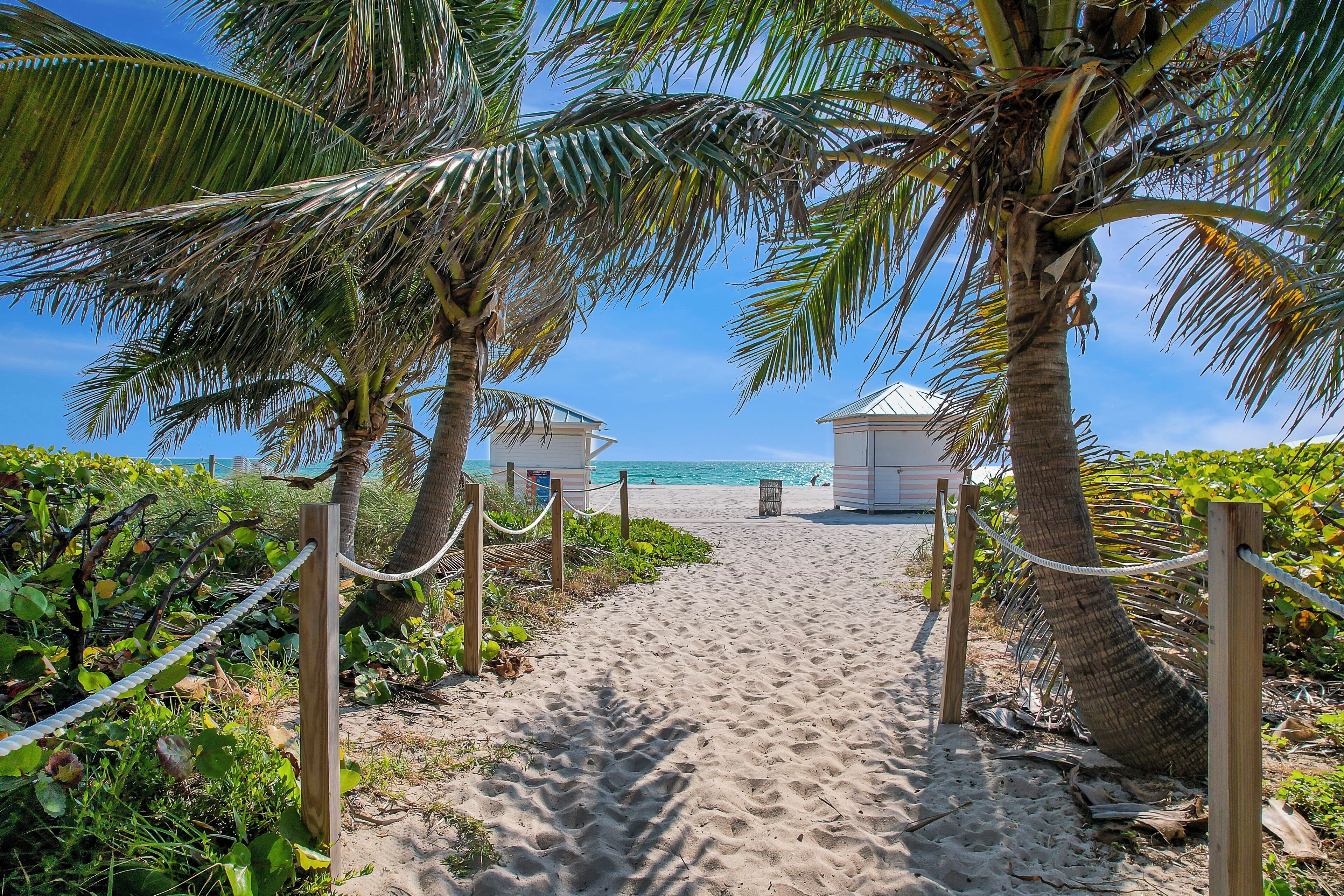 On the beach, beach towels
