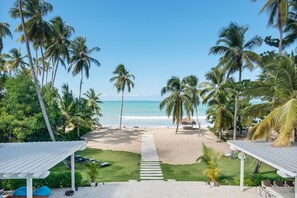 11 bedrooms, Internet - Beachfront Oasis Pool Chef Hskp Sleeps 22 (Las Terrenas)
