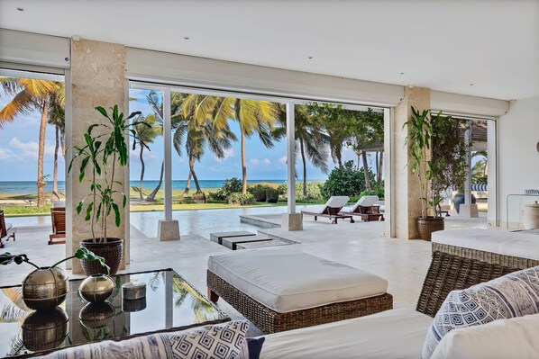Villa | 5 bedrooms, Internet - 5BR Oceanfront Golf Estate w Pool Private Chef (Punta Cana)
