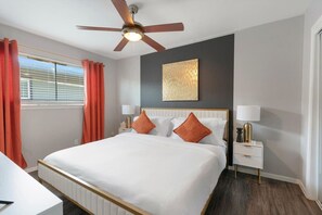 2 bedrooms, desk, iron/ironing board, free WiFi