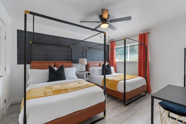 2 soveværelser, skrivebord, strygejern/strygebræt, Wi-Fi