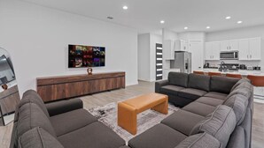 TV, stereo - Modern Austin Getaway & Near Downtown, Lake Travis & Event Venues! (Austin)