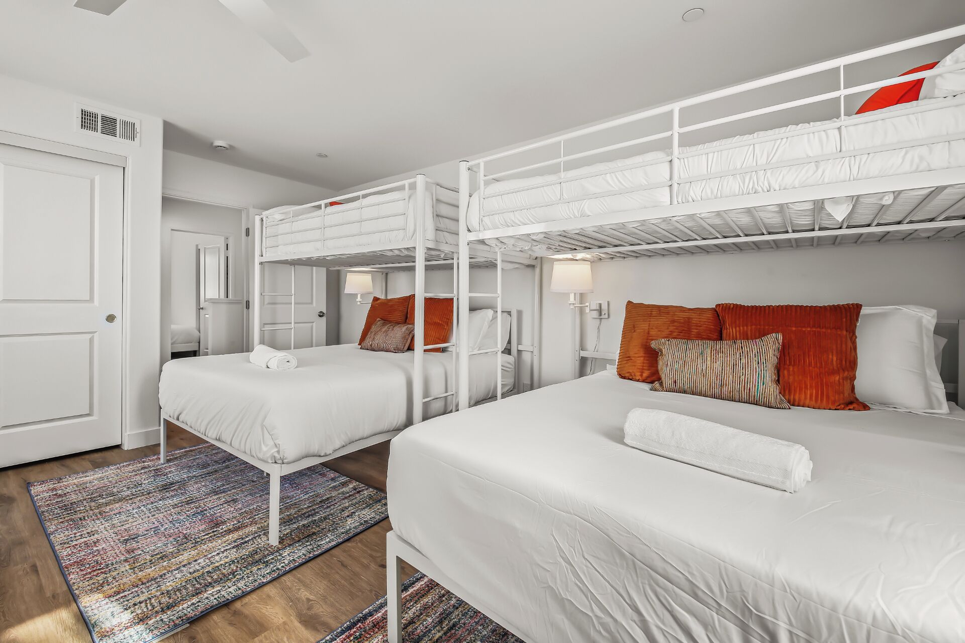 7 bedrooms, iron/ironing board, travel crib, WiFi