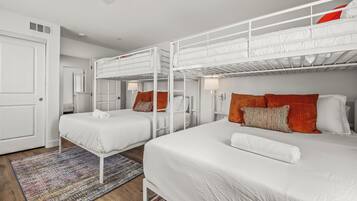 7 bedrooms, iron/ironing board, travel crib, WiFi