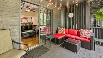 TV connectée, cheminée