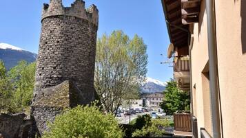 Blick von der Unterkunft