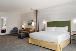 Studio, 1 King Bed, Accessible (Roll-In Shower) | Living area
