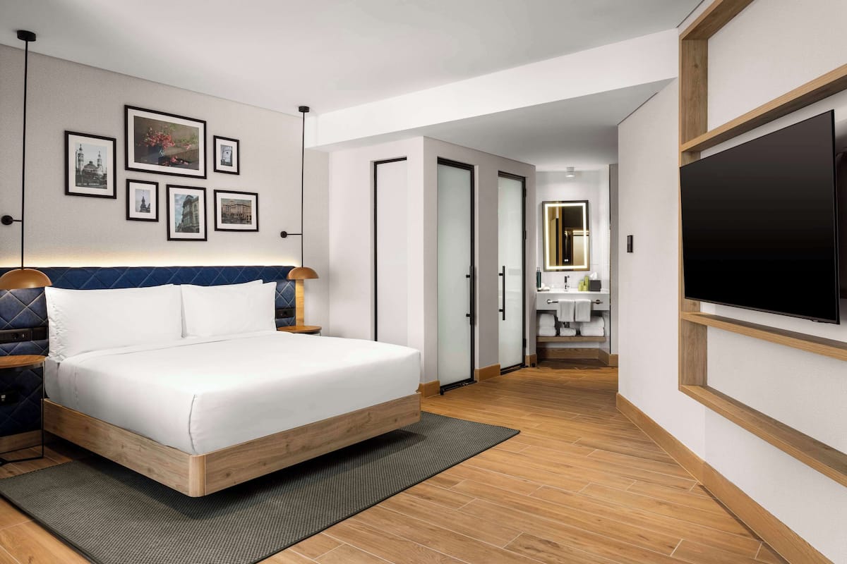 Camera Deluxe, 1 letto king con divano letto (View) | 1 camera, biancheria da letto di alta qualità, materassi in memory foam