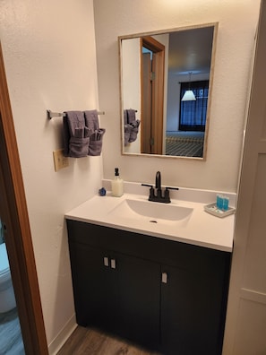 Free toiletries, hair dryer, towels, soap
