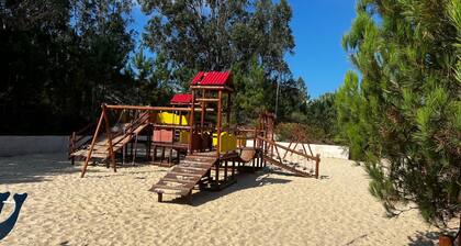 Casa Oliveira, golf e lagoa