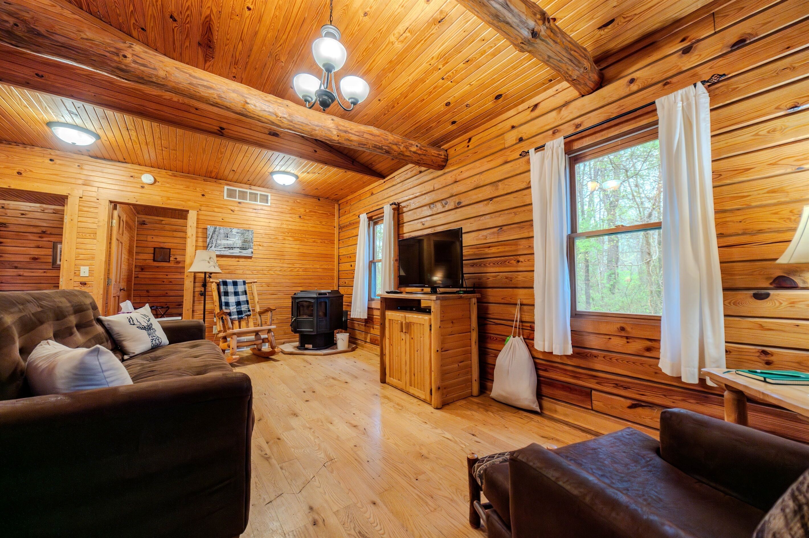 Smart TV, caminetto, lettore DVD