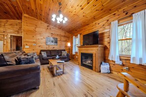 Smart-TV, Kamin, DVD-Player, Videothek