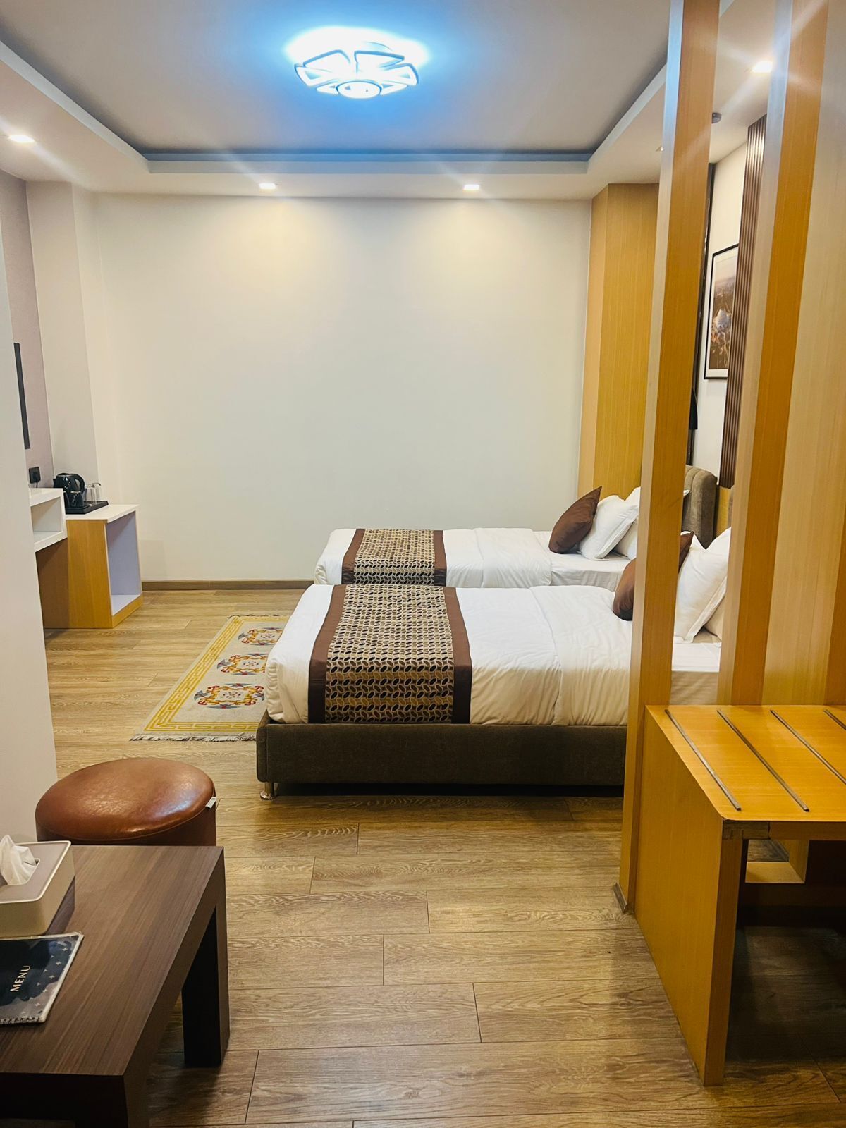 Deluxe Double or Twin Room | In-room safe, desk, laptop workspace, blackout drapes