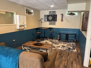 Interior - Charming riverfront home with beautiful views, hot tub and game room. Fishing! (Elkins)