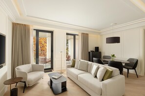 Suite, 1 King Bed (Diplomat Suite) | Living area - Waldorf Astoria Minsk (Minsk)
