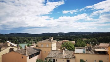 Vue depuis lâhĂ©bergement
