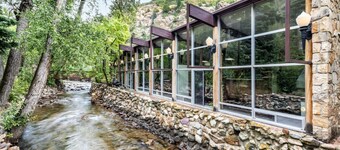 Historic Lodge located on Big Cottonwood River.