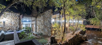 Historic Lodge located on Big Cottonwood River.