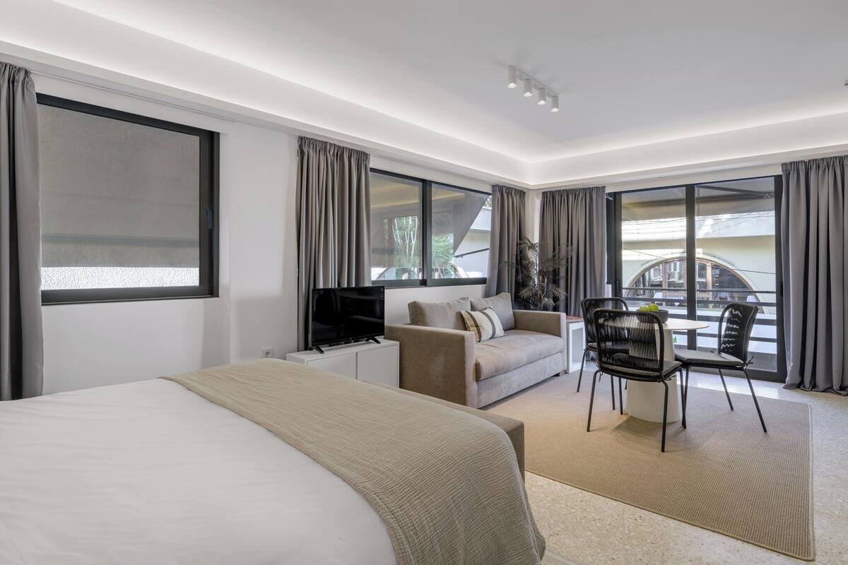 1 habitación, sábanas de algodón egipcio y ropa de cama de alta calidad 
