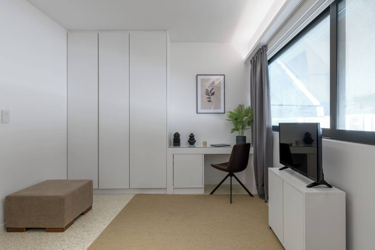 1 habitación, sábanas de algodón egipcio y ropa de cama de alta calidad 