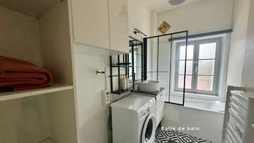 Towels, soap, toilet paper