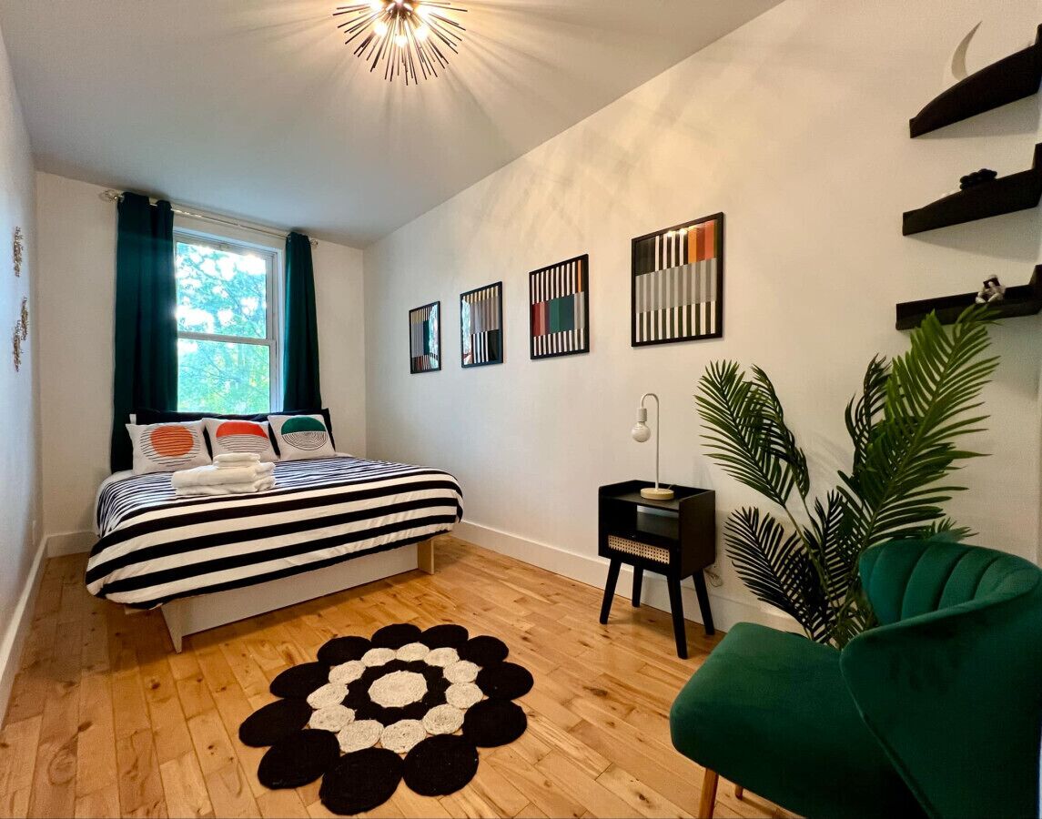 2 chambres, lit parapluie, Wi-Fi gratuit, draps fournis