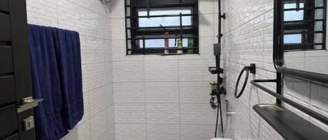 Towels, soap, toilet paper